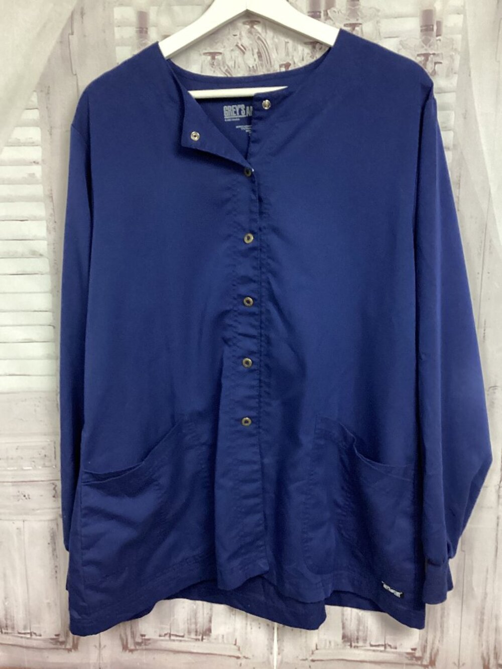 Grey’s Anatomy Blue Long Sleeve Lab Coat Jacket XL